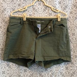 Army Green Old Navy Pixie Shorts